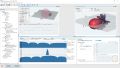 R&S®パルスシーケンサ、スクリーンショット、アンテナパターン、3Dシナリオプレビュー、パルス上のチャープ変調 R&S®パルスシーケンサ、スクリーンショット、アンテナパターン、3Dシナリオプレビュー、パルス上のチャープ変調