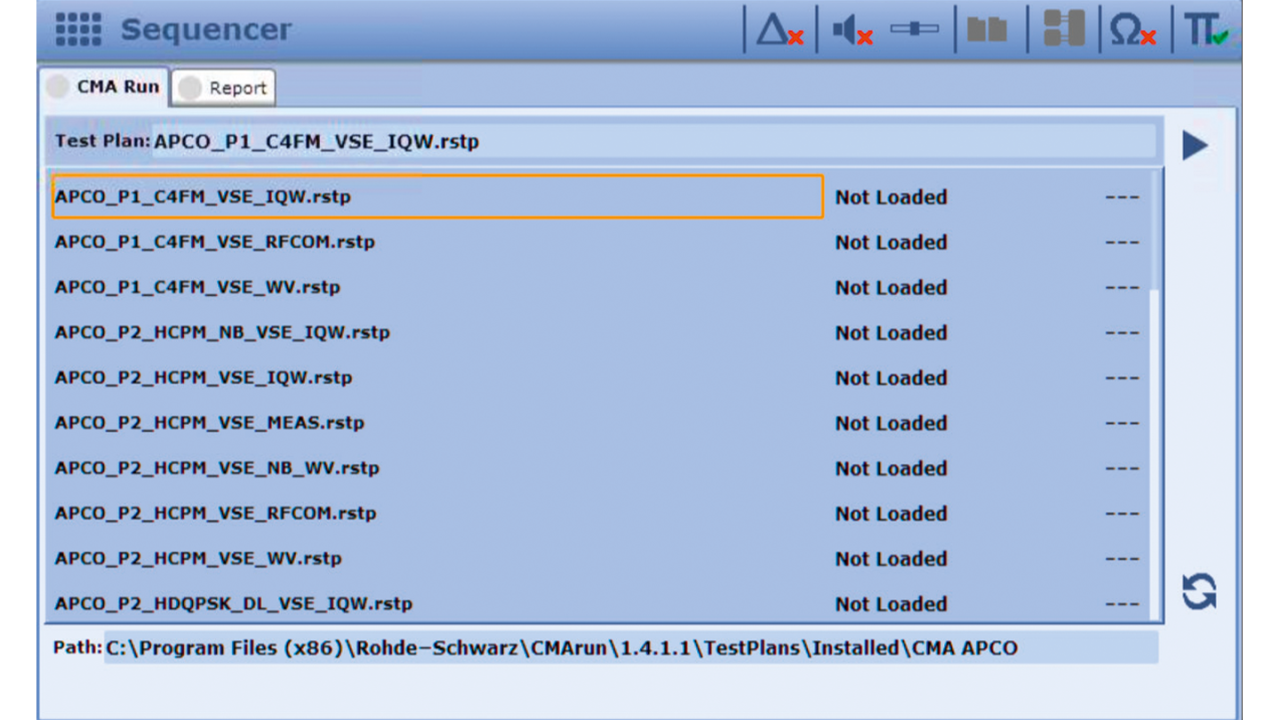 User-defined test cases in R&S®CMArun sequencer